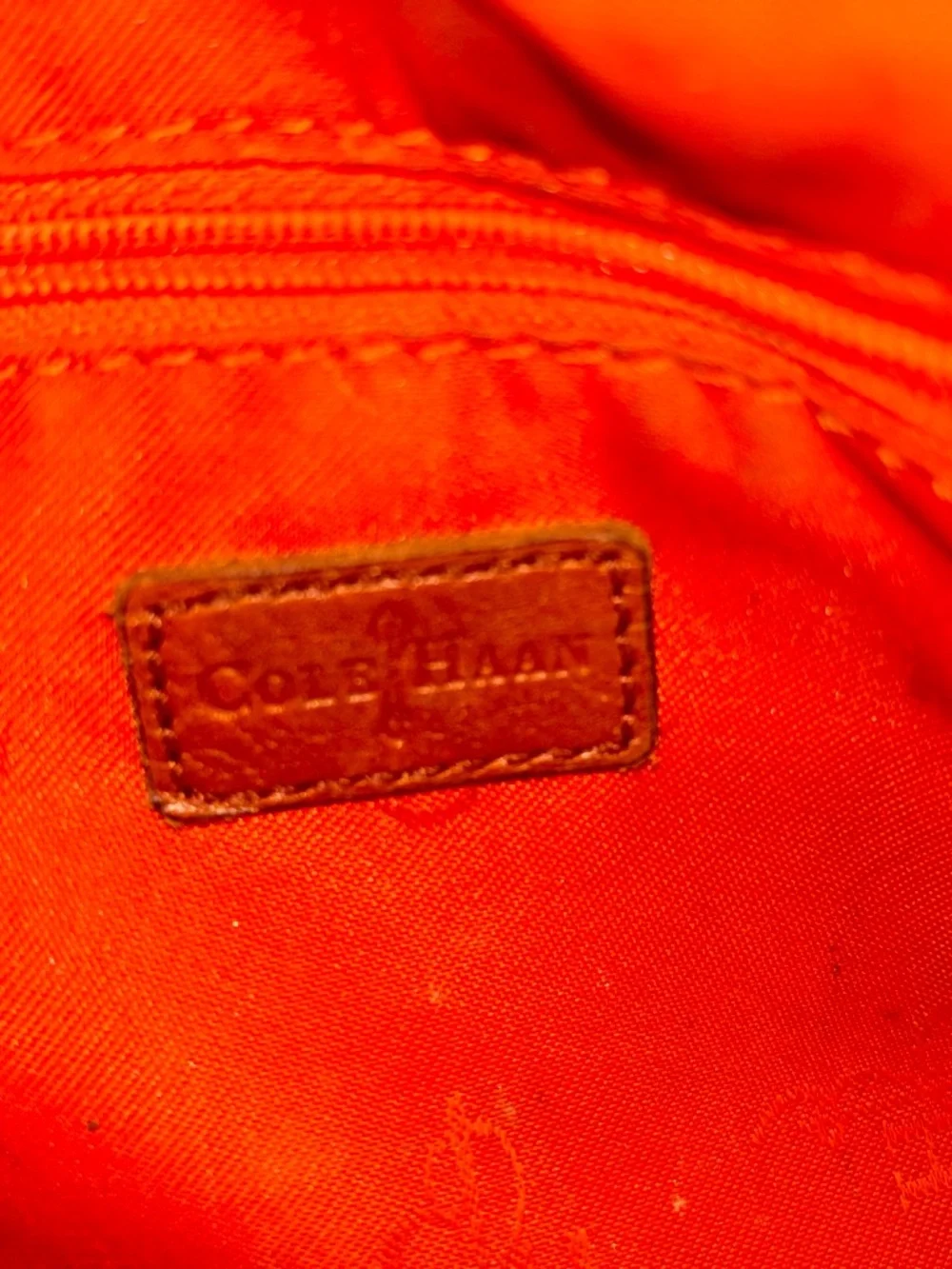 Vintage Cole Haan Brown Leather Crossbody